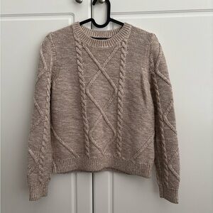 Banana Republic Knit Sweater in Beige